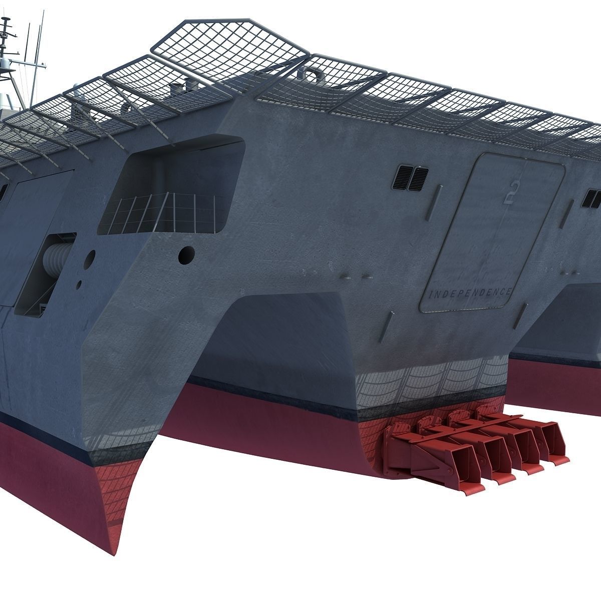 USS Independence LCS-2 Littoral Combat Ship 3D model_13