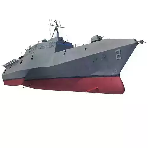 USS Independence LCS-2 Littoral Combat Ship 3D model