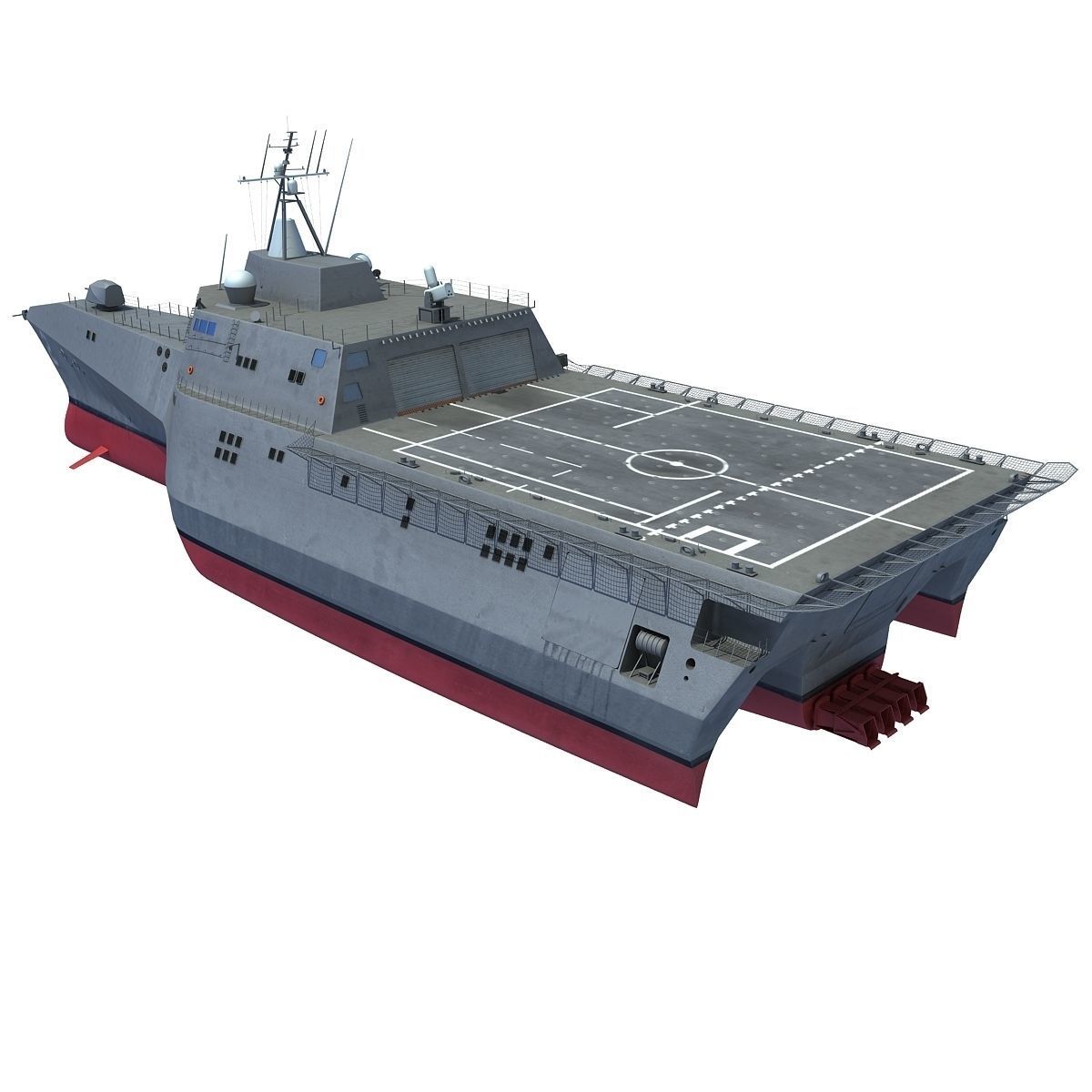 USS Independence LCS-2 Littoral Combat Ship 3D model_7