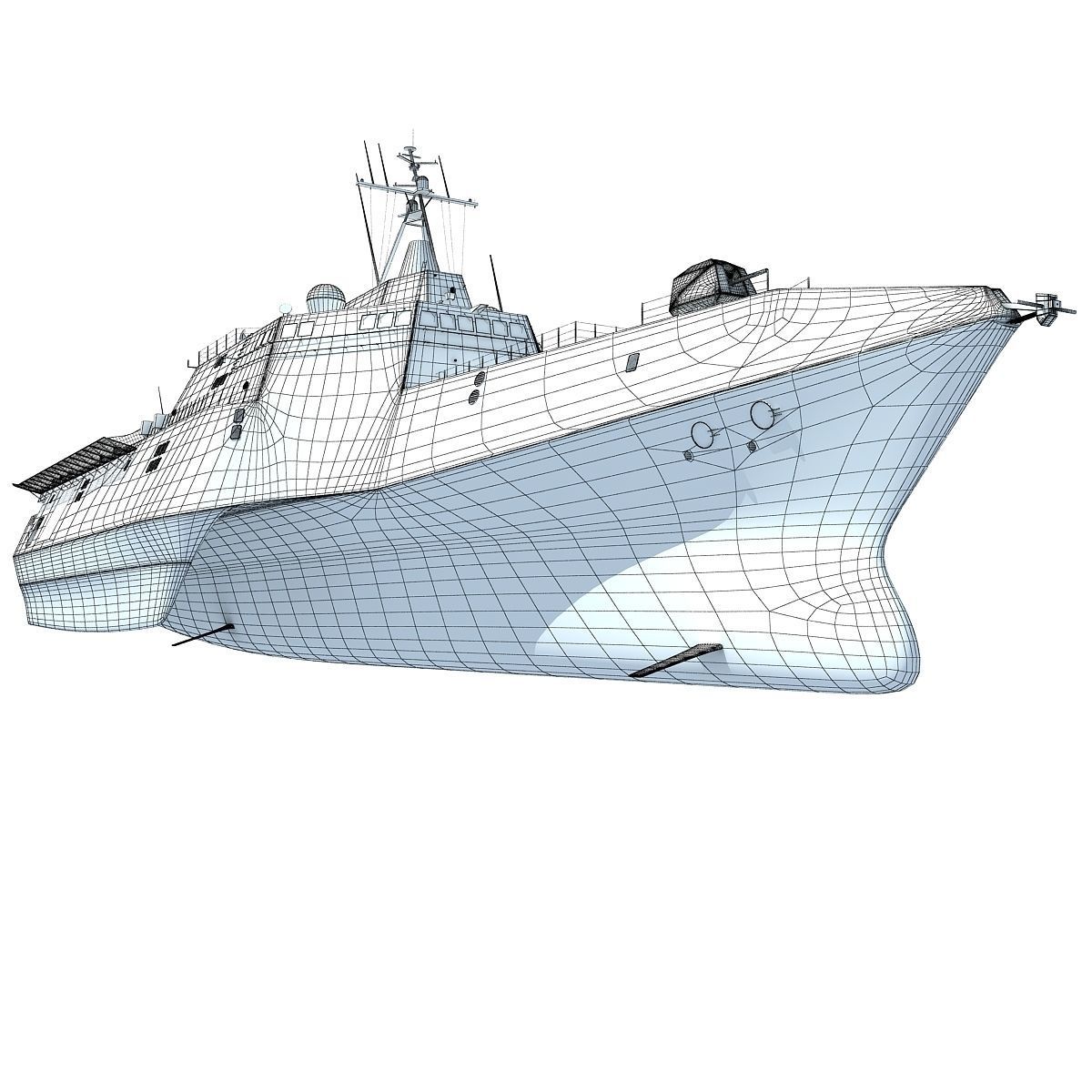 USS Independence LCS-2 Littoral Combat Ship 3D model_15