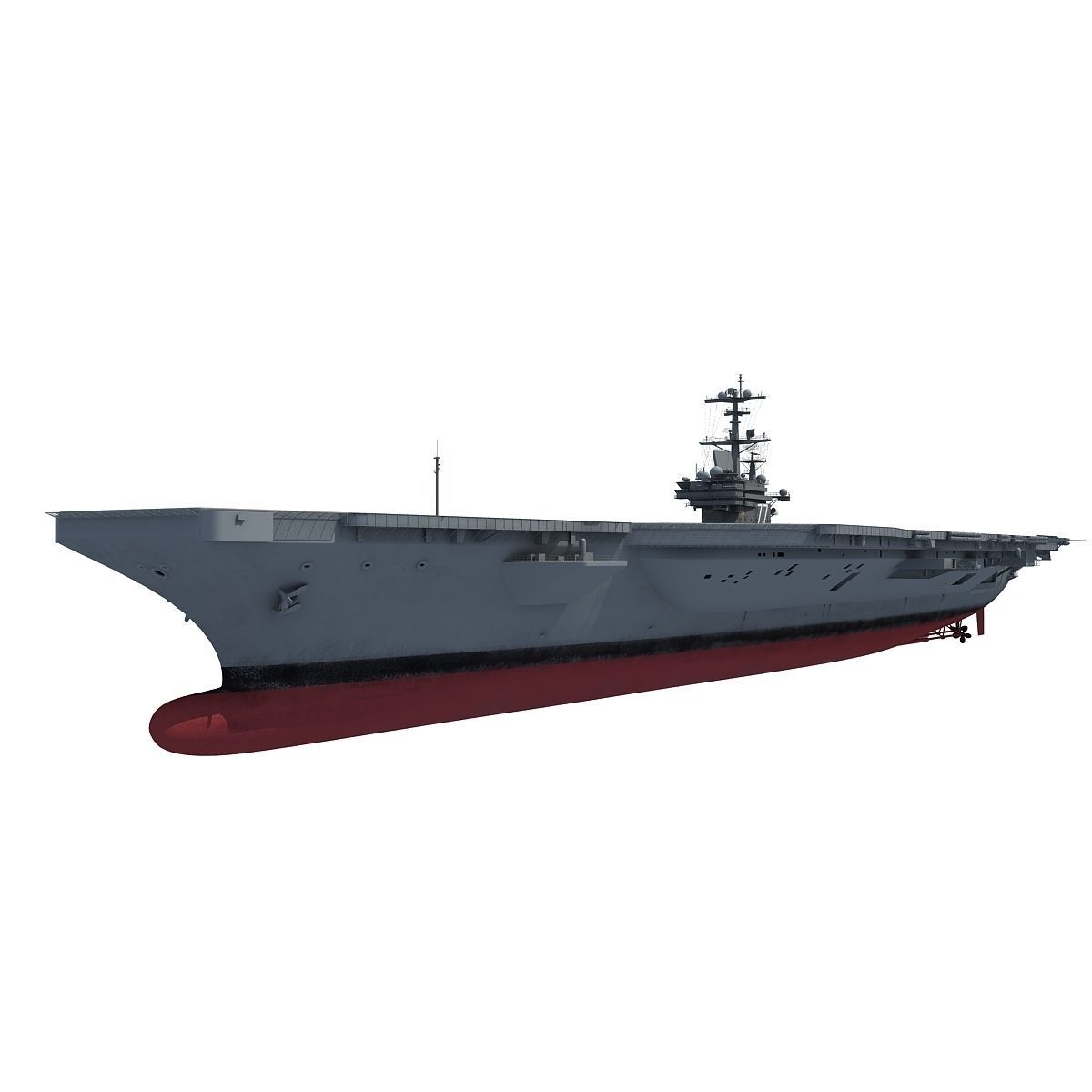 USS George H W Bush Aircraftcarrier CVN-77 3D model_2