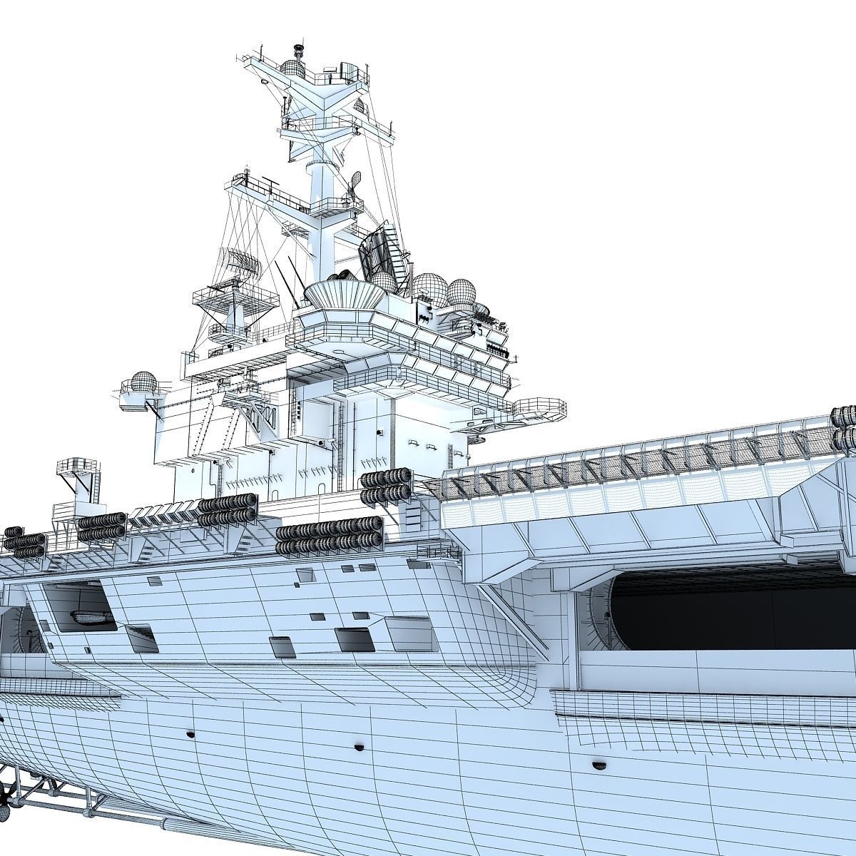 USS George H W Bush Aircraftcarrier CVN-77 3D model_31