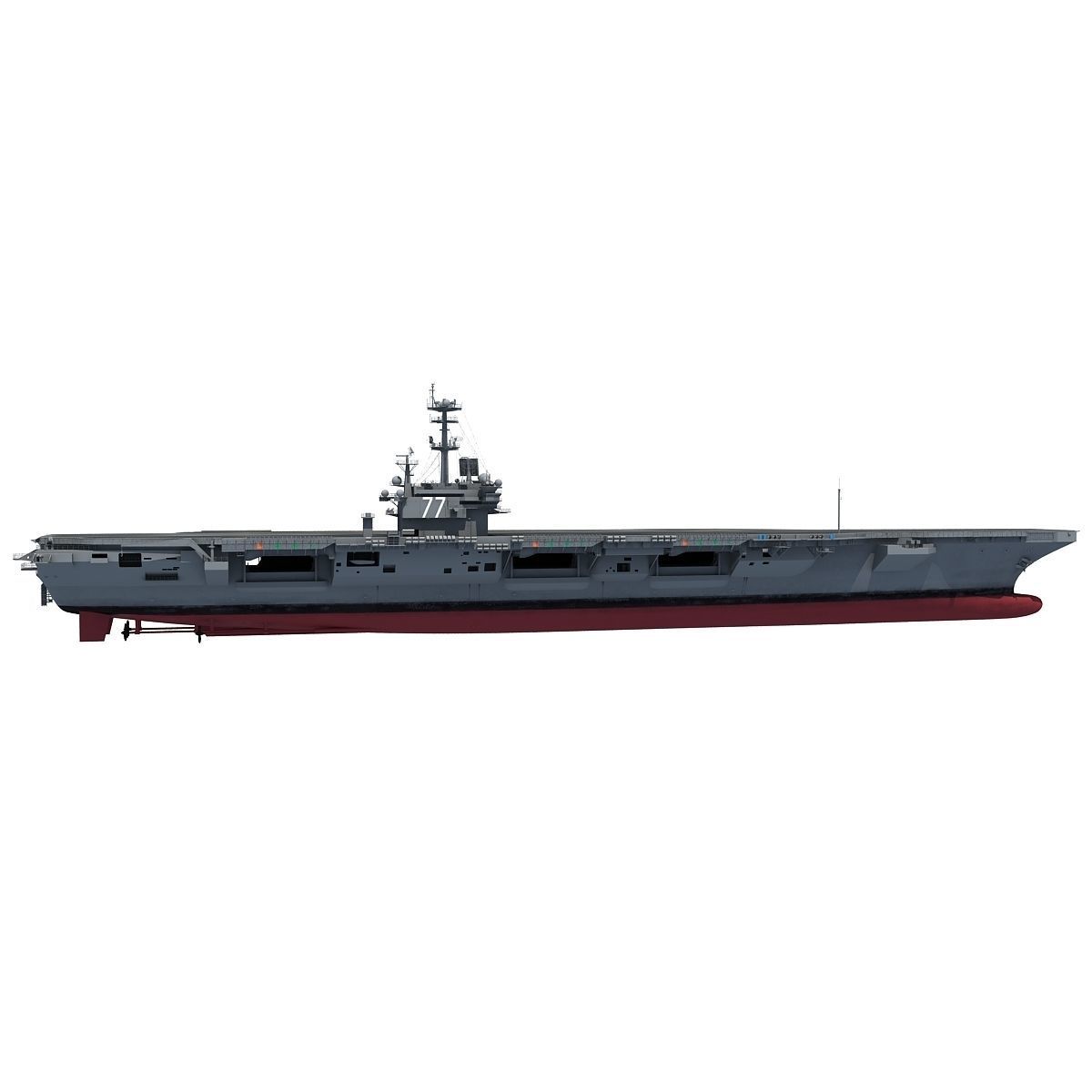 USS George H W Bush Aircraftcarrier CVN-77 3D model_5