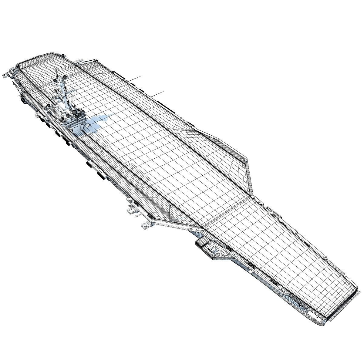 USS George H W Bush Aircraftcarrier CVN-77 3D model_28