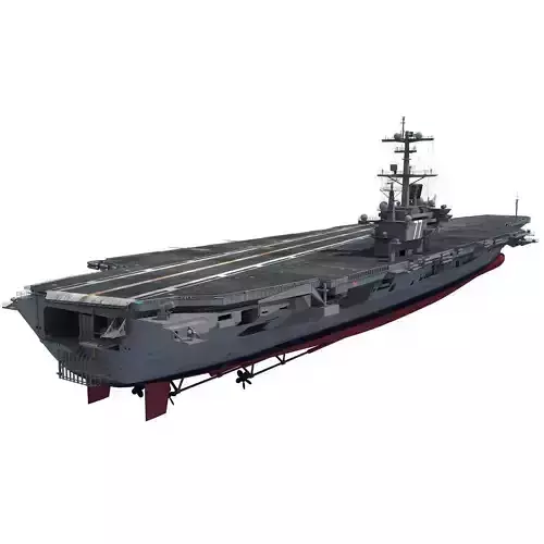 USS George H W Bush Aircraftcarrier CVN-77 3D model