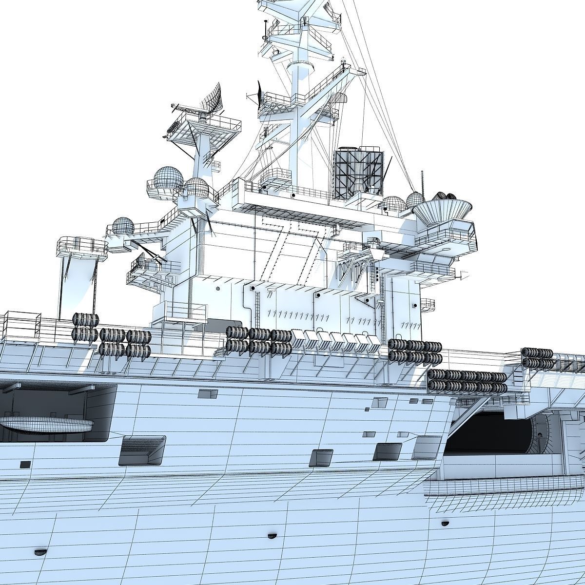 USS George H W Bush Aircraftcarrier CVN-77 3D model_30