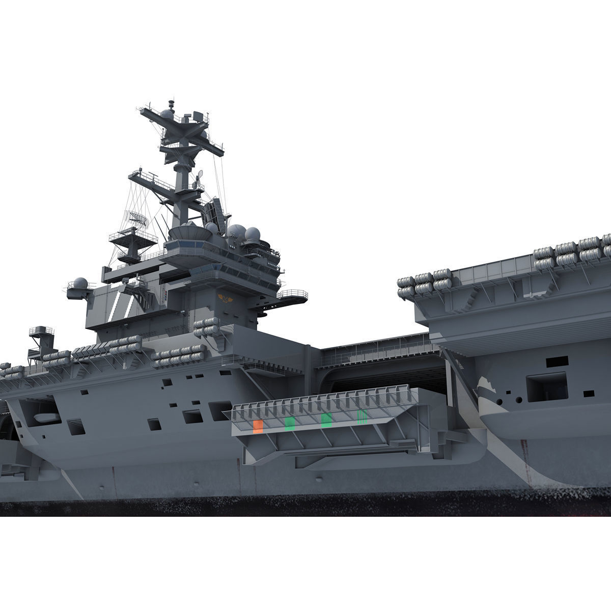 USS George H W Bush Aircraftcarrier CVN-77 3D model_20