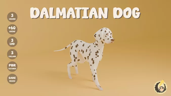 Animated Dalmatian Dog
