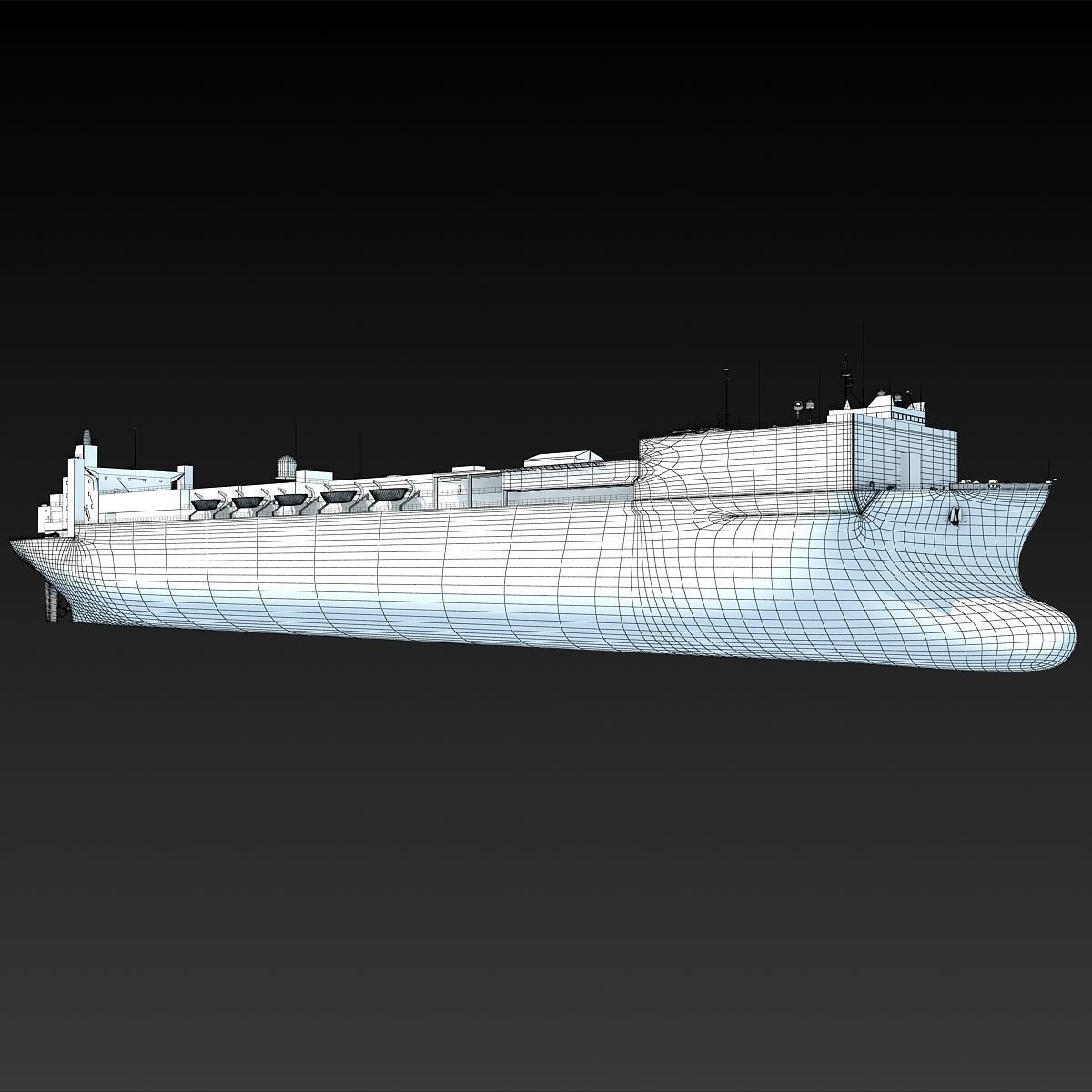 USNS Mercy Hospital Ship T-AH-19 3D model_21
