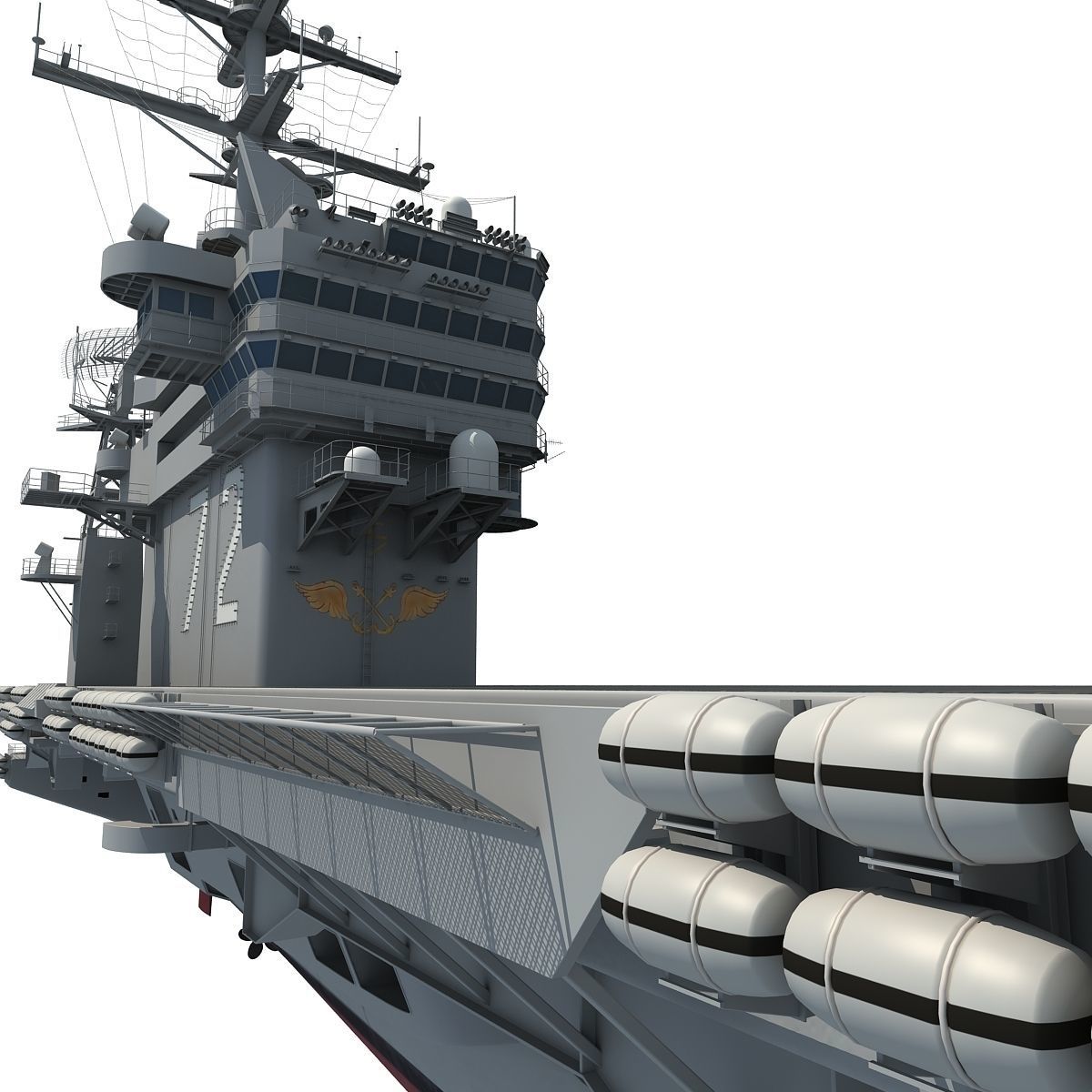 USS Abraham Lincoln Aircraft Carrier CVN-72 3D model_21