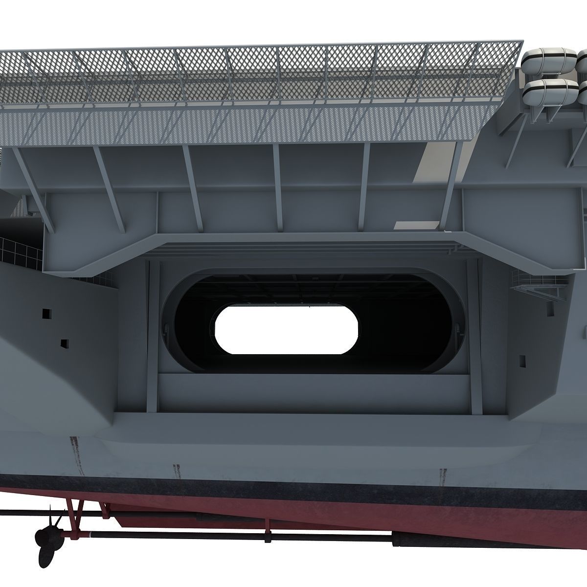 USS Abraham Lincoln Aircraft Carrier CVN-72 3D model_19