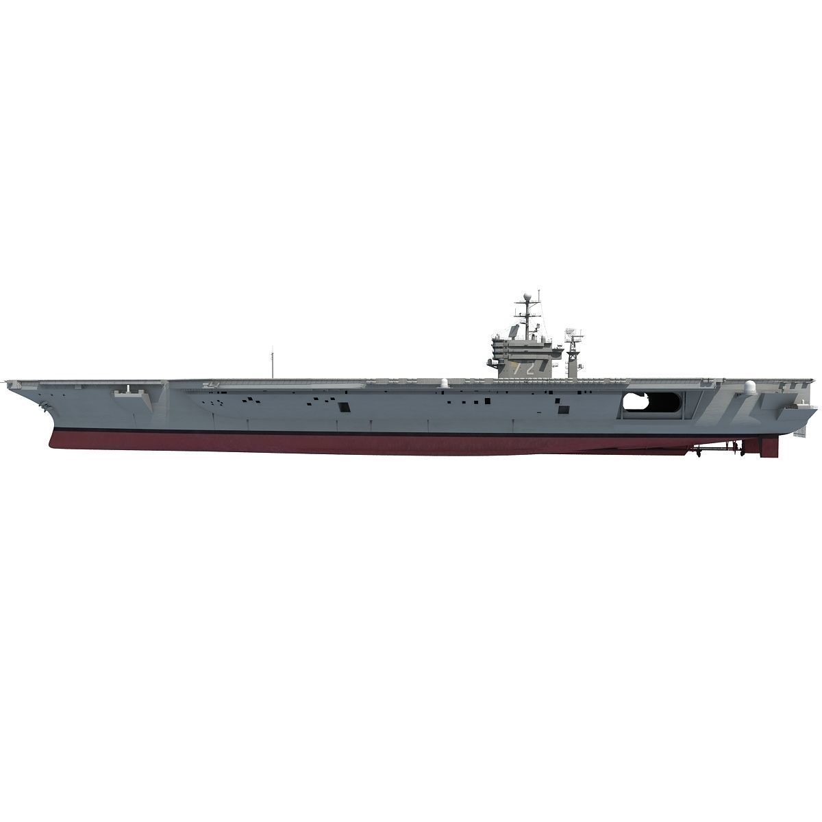 USS Abraham Lincoln Aircraft Carrier CVN-72 3D model_8