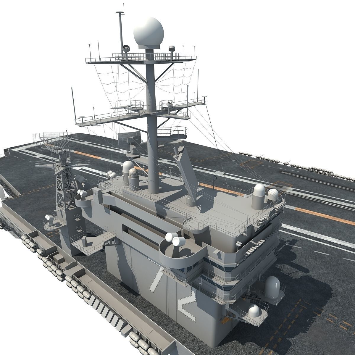 USS Abraham Lincoln Aircraft Carrier CVN-72 3D model_27