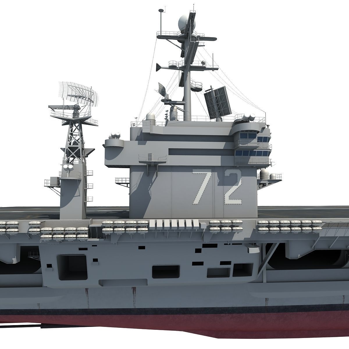 USS Abraham Lincoln Aircraft Carrier CVN-72 3D model_25
