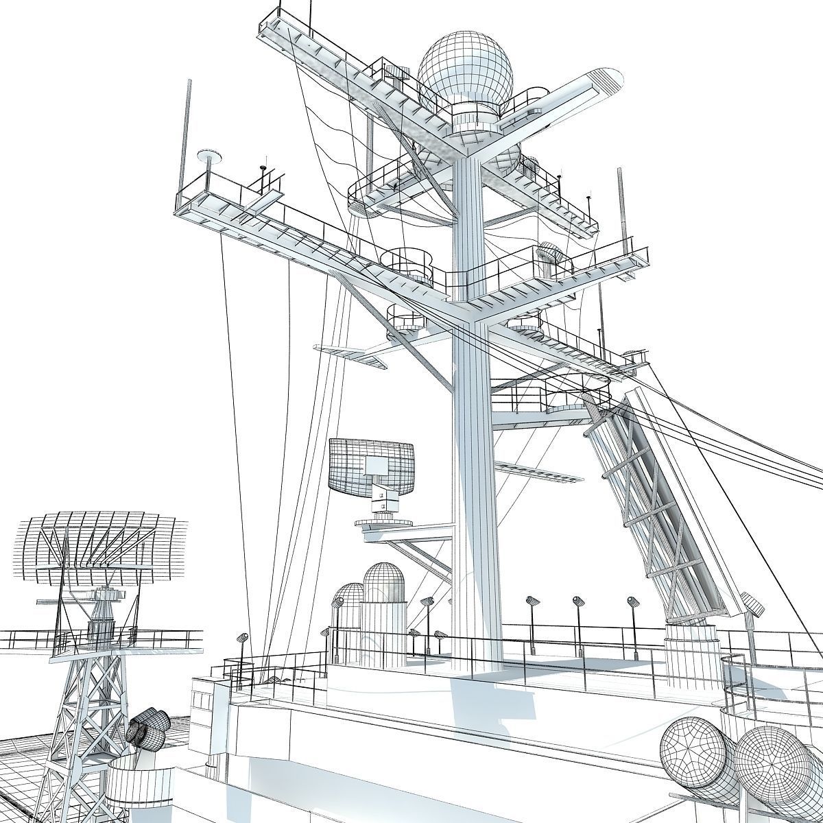 USS Abraham Lincoln Aircraft Carrier CVN-72 3D model_36
