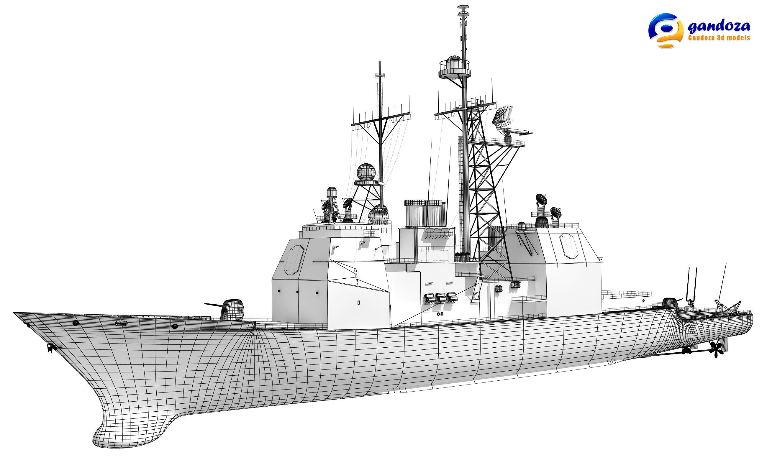 US Navy Ships 3D Models V8 3D model_18