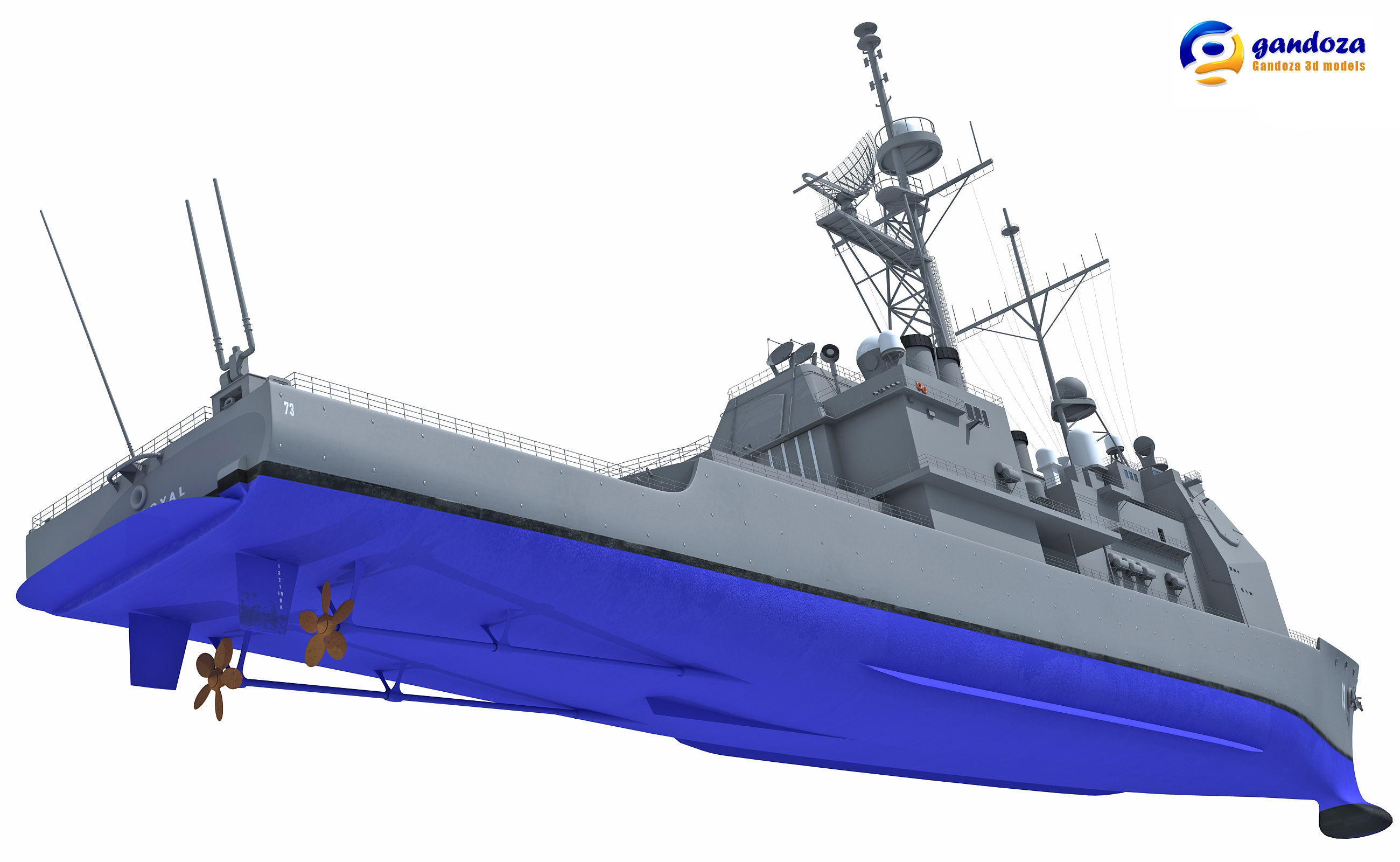 US Navy Ships 3D Models V8 3D model_9