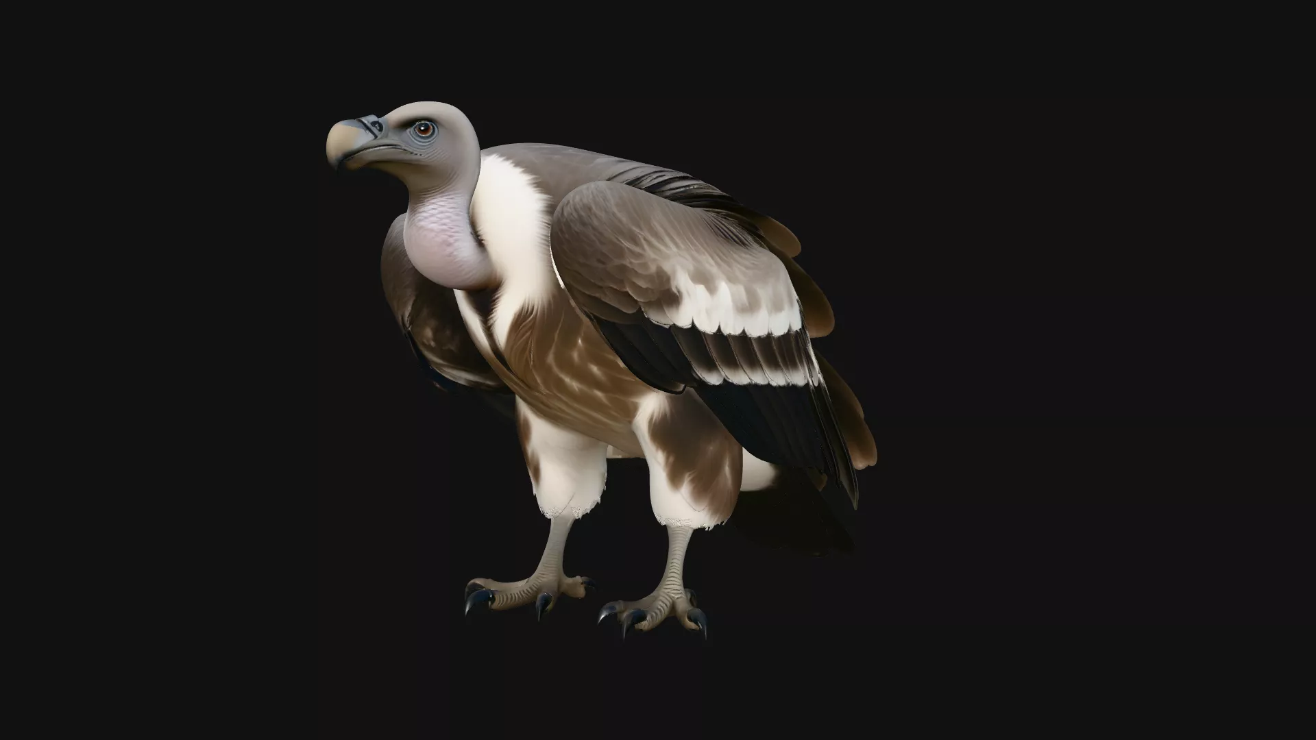 Griffon Vulture Statue Design 4 - 3D Print Model 3D print model