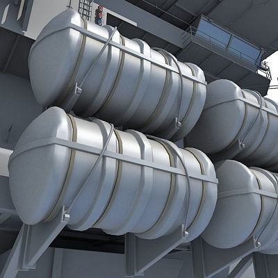 Set of 2 Navy ships 3D model_16