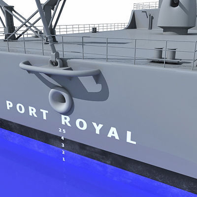 Set of 2 Navy ships 3D model_50