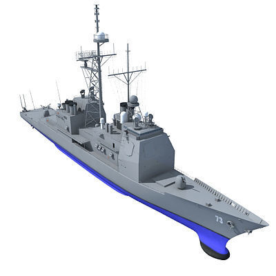 Set of 2 Navy ships 3D model_41