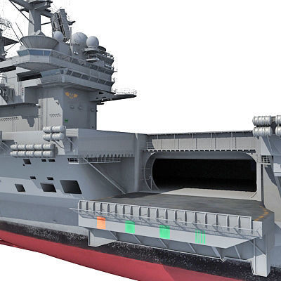 Set of 2 Navy ships 3D model_37