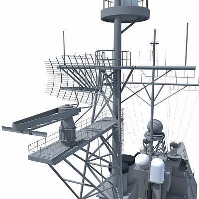 Set of 2 Navy ships 3D model_32