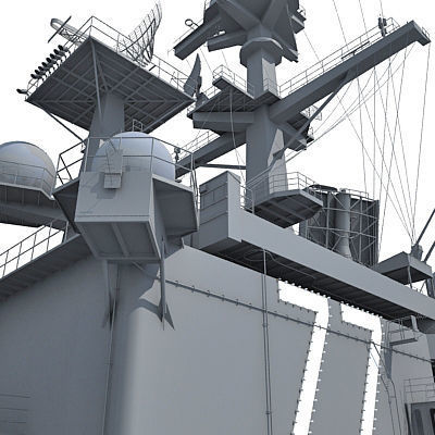 Set of 2 Navy ships 3D model_22