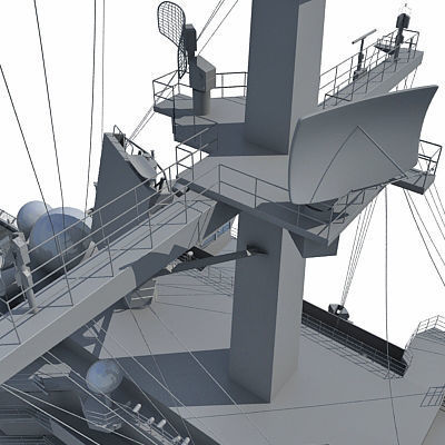 Set of 2 Navy ships 3D model_21