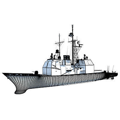 Set of 2 Navy ships 3D model_55