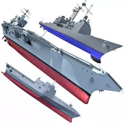US Navy Ships V4 3D model