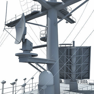 Set of 2 US Navy Ships  3D model_111