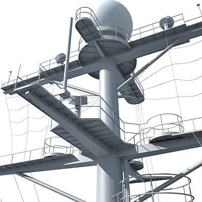 Set of 2 US Navy Ships  3D model_88