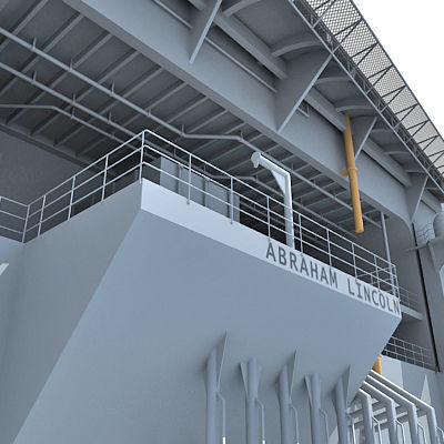 Set of 2 US Navy Ships  3D model_17