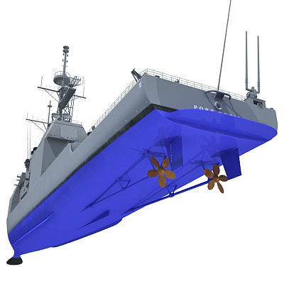 Set of 2 US Navy Ships  3D model_73