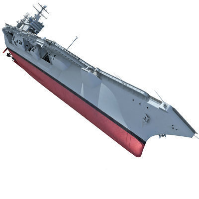 Set of 2 US Navy Ships  3D model_2