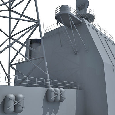 Set of 2 US Navy Ships  3D model_91