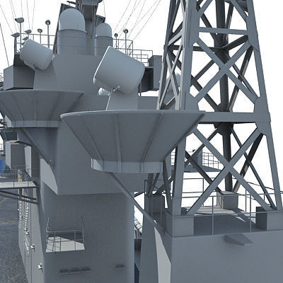 Set of 2 US Navy Ships  3D model_97