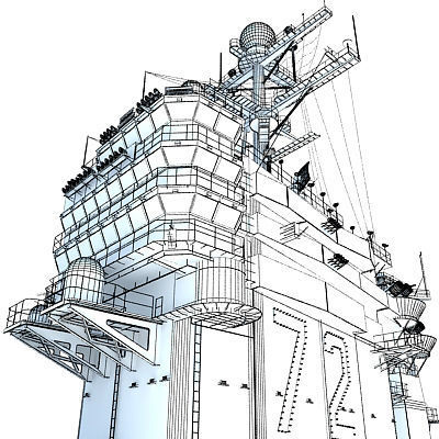 Set of 2 US Navy Ships  3D model_92