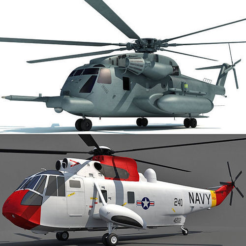 3D Models - 2 Military Helicopters 3D model