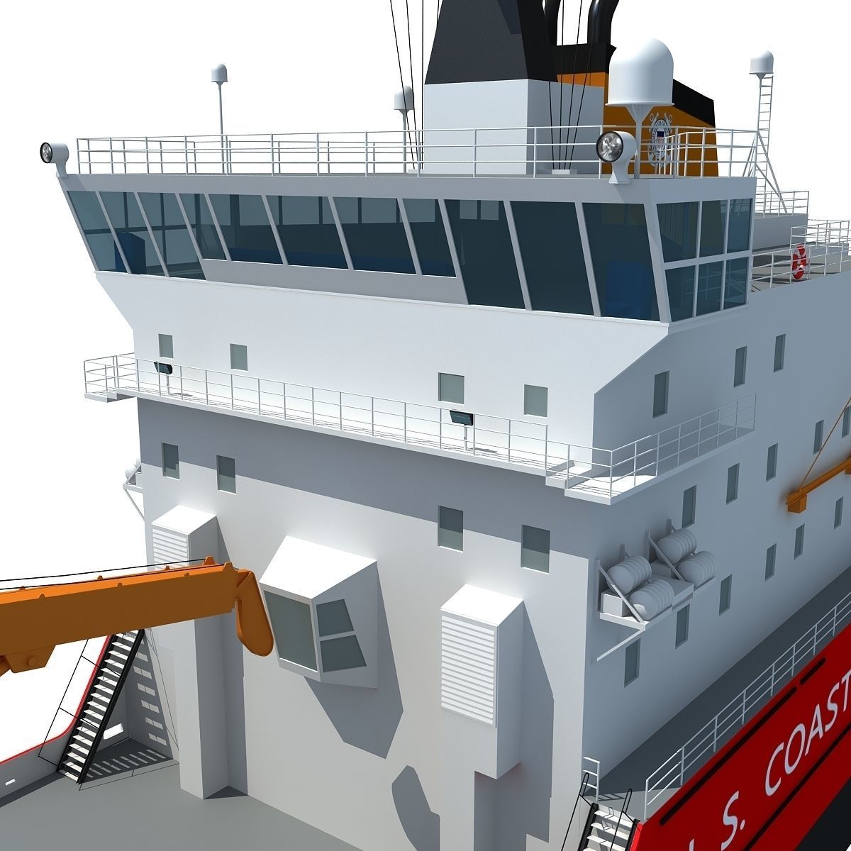 US Coast Guard Icebreaker 3D model_16