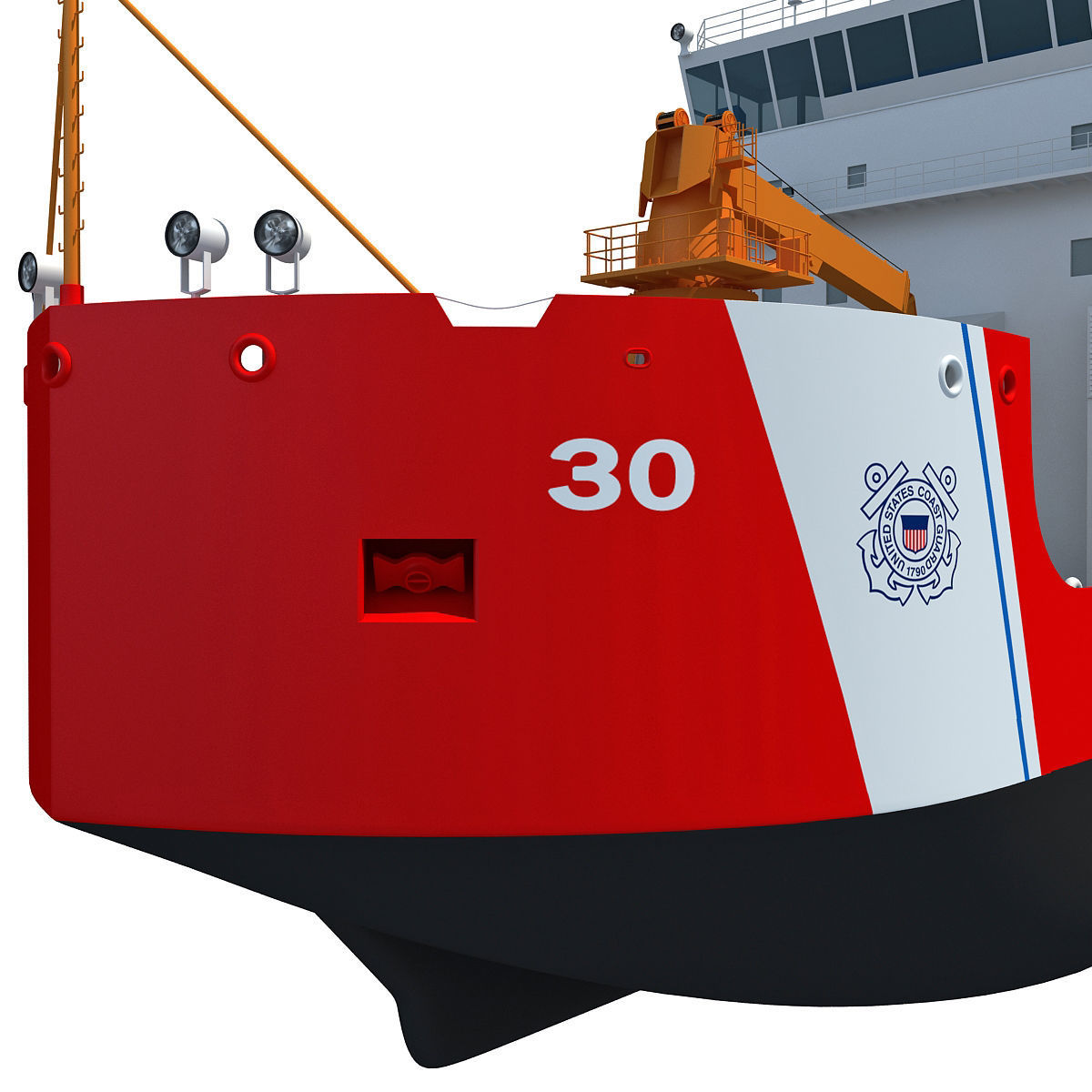 US Coast Guard Icebreaker 3D model_13