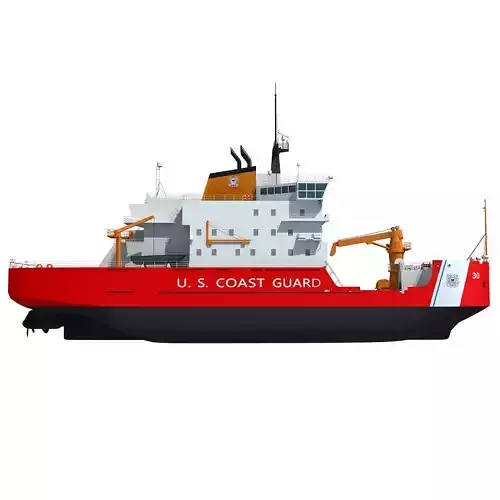 US Coast Guard Icebreaker 3D model