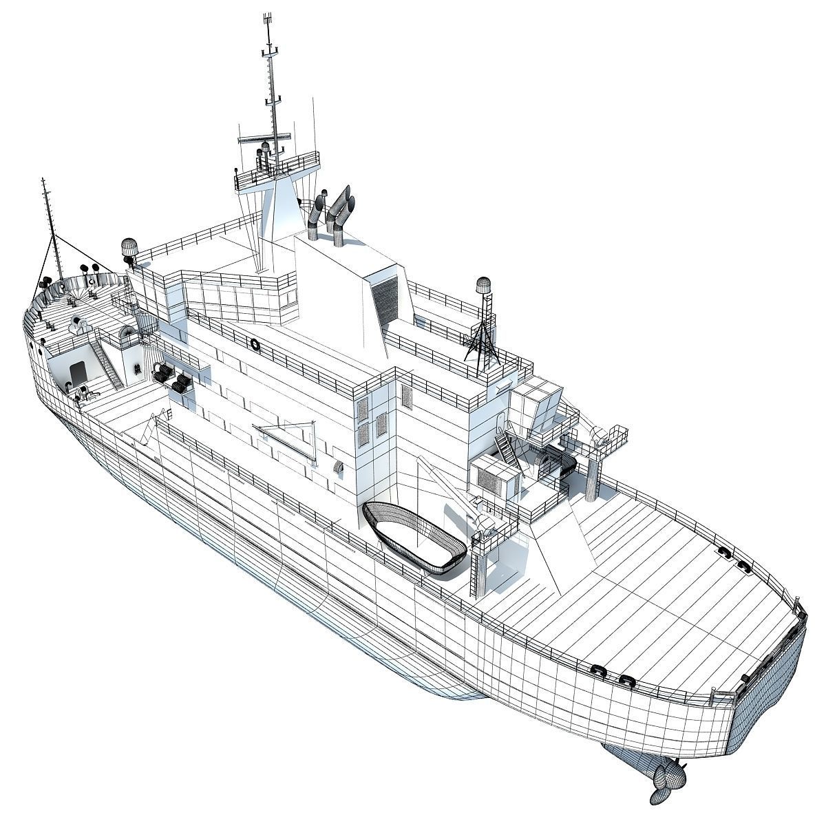 US Coast Guard Icebreaker 3D model_18