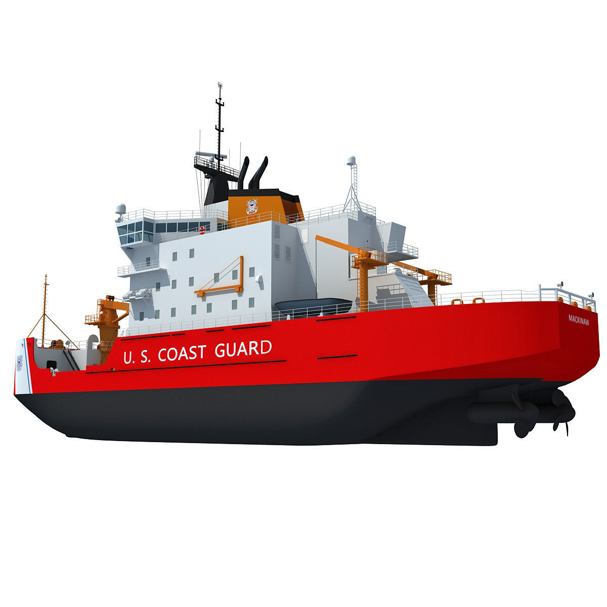 US Coast Guard Icebreaker 3D model_3