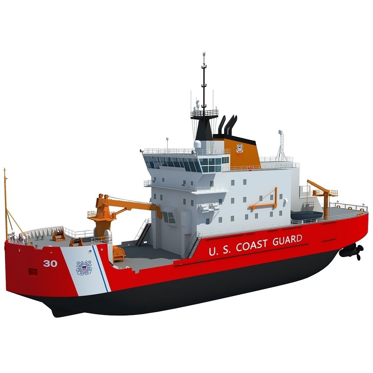 US Coast Guard Icebreaker 3D model_1