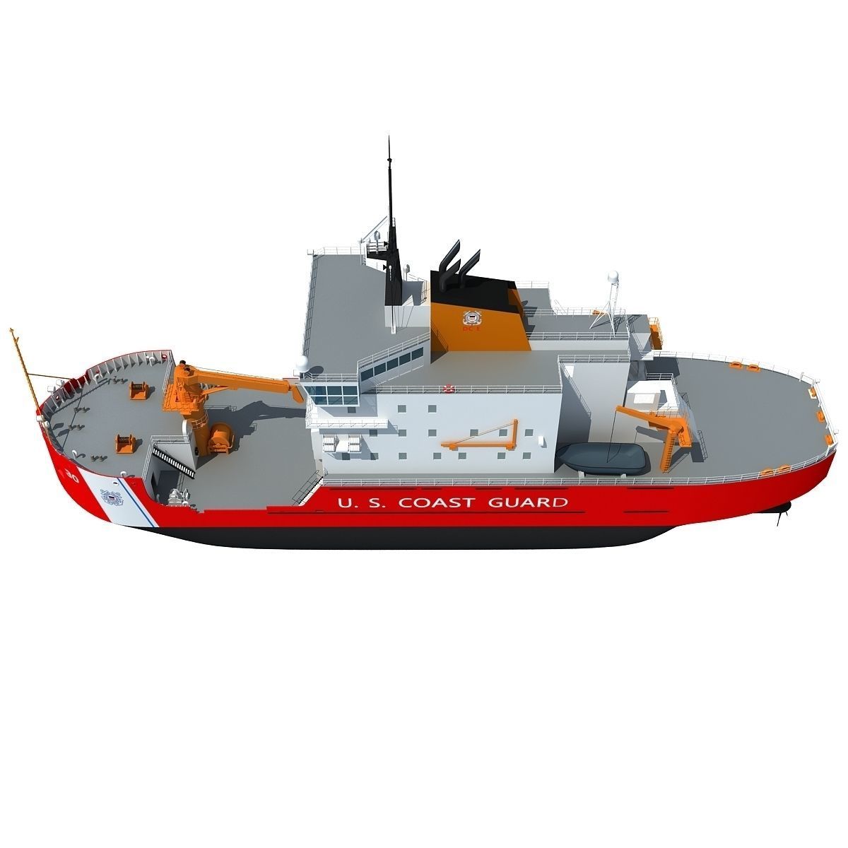 US Coast Guard Icebreaker 3D model_10