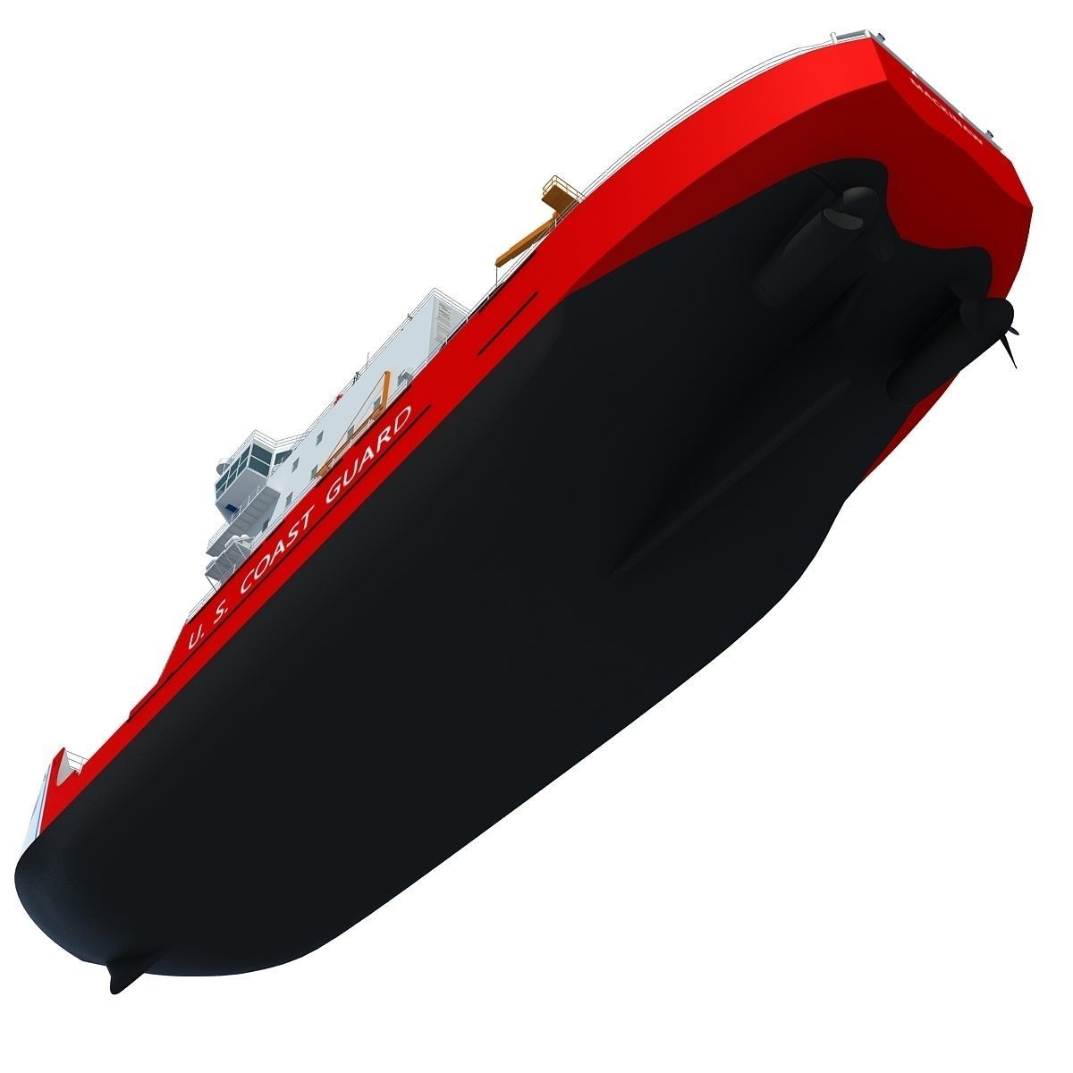 US Coast Guard Icebreaker 3D model_7