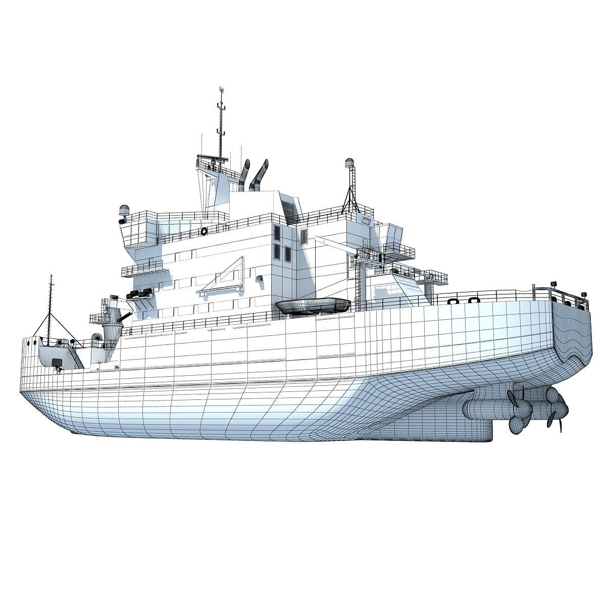 US Coast Guard Icebreaker 3D model_17