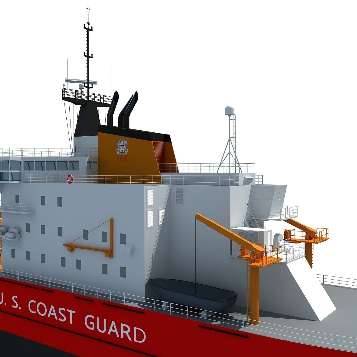 US Coast Guard Icebreaker 3D model_12
